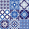 9 Vinilos Azulejos Mailina - Adhesivo De Pared - Revestimiento Sticker Mural Decorativo - 30x30cm-9stickers10x10cm