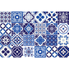 24 Vinilos Baldosas De Cemento Azulejos Grenina - Adhesivo Pared - Sticker Revestimiento - 60x90cm-24stickers15x15cm