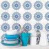 9 Vinilos Azulejos Bohemio Iolani - Adhesivo De Pared - Revestimiento Sticker Mural Decorativo - 60x60cm-9stickers20x20cm
