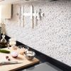 24 Vinilos Terrazzo Tica - Adhesivo De Pared - Revestimiento Sticker Mural Decorativo - 60x90cm-24stickers15x15cm