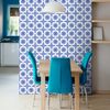 60 Vinilos Azulejos Oriental Qena - Adhesivo De Pared - Revestimiento Sticker Mural Decorativo - 120x200cm-60stickers20x20cm