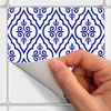 30 Vinilos Azulejos Oriental Bidbid - Adhesivo De Pared - Revestimiento Sticker Mural Decorativo - 100x120cm-30stickers20x20cm