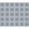 30 Vinilos Baldosas De Cemento Azulejos Segundo - Adhesivo Pared - Sticker Revestimiento - 75x90cm-30stickers15x15cm
