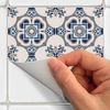 9 Vinilos Azulejos Adelia - Adhesivo De Pared - Revestimiento Sticker Mural Decorativo - 30x30cm-9stickers10x10cm