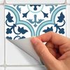 9 Vinilos Azulejos Lidia - Adhesivo De Pared - Revestimiento Sticker Mural Decorativo - 45x45cm-9stickers15x15cm