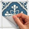 9 Vinilos Baldosas De Cemento Azulejos Reno - Adhesivo Pared - Sticker Revestimiento - 45x45cm-9stickers15x15cm