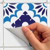 9 Vinilos Azulejos Claudia - Adhesivo De Pared - Revestimiento Sticker Mural Decorativo - 30x30cm-9stickers10x10cm