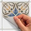 9 Vinilos Azulejos Tabatha - Adhesivo De Pared - Revestimiento Sticker Mural Decorativo - 30x30cm-9stickers10x10cm