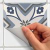 9 Vinilos Azulejos Framboisia - Adhesivo De Pared - Revestimiento Sticker Mural Decorativo - 30x30cm-9stickers10x10cm