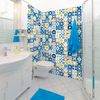 60 Vinilo Baldosas Azulejos Rina - Adhesivo De Pared - Revestimiento Sticker Mural Decorativo - 120x200cm-60stickers20x20cm