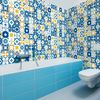 60 Vinilo Baldosas Azulejos Rina - Adhesivo De Pared - Revestimiento Sticker Mural Decorativo - 60x100cm-60stickers10x10cm