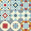 9 Vinilos Azulejos Vincento - Adhesivo De Pared - Revestimiento Sticker Mural Decorativo - 30x30cm-9stickers10x10cm