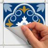 9 Vinilos Azulejos Leonel - Adhesivo De Pared - Revestimiento Sticker Mural Decorativo - 30x30cm-9stickers10x10cm