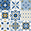 9 Vinilos Azulejos Leonel - Adhesivo De Pared - Revestimiento Sticker Mural Decorativo - 60x60cm-9stickers20x20cm