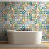 60 Vinilo Baldosas Azulejos Joana - Adhesivo De Pared - Revestimiento Sticker Mural Decorativo - 120x200cm-60stickers20x20cm