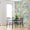 60 Vinilo Baldosas Azulejos Joana - Adhesivo De Pared - Revestimiento Sticker Mural Decorativo - 60x100cm-60stickers10x10cm