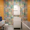 60 Vinilo Baldosas Azulejos Joana - Adhesivo De Pared - Revestimiento Sticker Mural Decorativo - 60x100cm-60stickers10x10cm