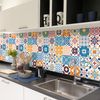 60 Vinilo Baldosas Azulejos Leopoldo - Adhesivo De Pared - Revestimiento Sticker Mural Decorativo - 120x200cm-60stickers20x20cm