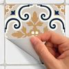 24 Vinilos Azulejos Gustavie - Adhesivo De Pared - Revestimiento Sticker Mural Decorativo - 60x90cm-24stickers15x15cm