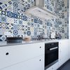 60 Vinilo Baldosas Azulejos Gallia - Adhesivo De Pared - Revestimiento Sticker Mural Decorativo - 90x150cm-60stickers15x15cm