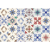 24 Vinilos Azulejos Olivero - Adhesivo De Pared - Revestimiento Sticker Mural Decorativo - 40x60cm-24stickers10x10cm