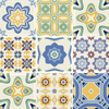 9 Vinilos Azulejos Serena - Adhesivo De Pared - Revestimiento Sticker Mural Decorativo - 45x45cm-9stickers15x15cm