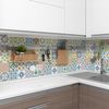 9 Vinilos Azulejos Serena - Adhesivo De Pared - Revestimiento Sticker Mural Decorativo - 45x45cm-9stickers15x15cm