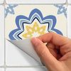 9 Vinilos Azulejos Serena - Adhesivo De Pared - Revestimiento Sticker Mural Decorativo - 45x45cm-9stickers15x15cm