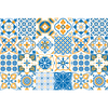 24 Vinilos Azulejos Estrella - Adhesivo De Pared - Revestimiento Sticker Mural Decorativo - 60x90cm-24stickers15x15cm