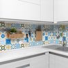 24 Vinilos Azulejos Estrella - Adhesivo De Pared - Revestimiento Sticker Mural Decorativo - 60x90cm-24stickers15x15cm