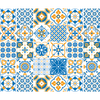 30 Vinilos Baldosas De Cemento Azulejos Pacome - Adhesivo Pared - Sticker Revestimiento - 75x90cm-30stickers15x15cm