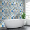 60 Vinilo Baldosas Azulejos Maurizia - Adhesivo De Pared - Revestimiento Sticker Mural Decorativo - 120x200cm-60stickers20x20cm