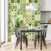 30 Vinilos Baldosas De Cemento Azulejos Natelia - Adhesivo Pared - Sticker Revestimiento - 100x120cm-30stickers20x20cm