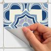 9 Vinilos Azulejos Madelina - Adhesivo De Pared - Revestimiento Sticker Mural Decorativo - 45x45cm-9stickers15x15cm
