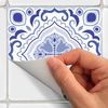 9 Vinilos Azulejos Zacharia - Adhesivo De Pared - Revestimiento Sticker Mural Decorativo - 45x45cm-9stickers15x15cm