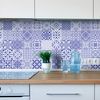 9 Vinilos Azulejos Zacharia - Adhesivo De Pared - Revestimiento Sticker Mural Decorativo - 60x60cm-9stickers20x20cm