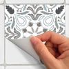 60 Vinilo Baldosas Azulejos Amberta - Adhesivo De Pared - Revestimiento Sticker Mural Decorativo - 60x100cm-60stickers10x10cm