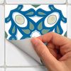 9 Vinilos Azulejos Brigitta - Adhesivo De Pared - Revestimiento Sticker Mural Decorativo - 45x45cm-9stickers15x15cm