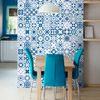 60 Vinilo Baldosas Azulejos Ursulia - Adhesivo De Pared - Revestimiento Sticker Mural Decorativo - 90x150cm-60stickers15x15cm