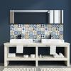 9 Vinilos Azulejos Nicolletta - Adhesivo De Pared - Revestimiento Sticker Mural Decorativo - 60x60cm-9stickers20x20cm