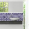 9 Vinilos Baldosas De Cemento Azulejos Amparo - Adhesivo Pared - Sticker Revestimiento - 45x45cm-9stickers15x15cm