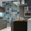 30 Vinilo Baldosas Azulejos Horacio - Adhesivo De Pared - Revestimiento Sticker Mural Decorativo - 75x90cm-30stickers15x15cm