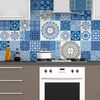 60 Vinilos Baldosas De Cemento Azulejos Serafina - Adhesivo Pared - Sticker Revestimiento - 90x150cm-60stickers15x15cm