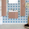 9 Vinilo Baldosas Azulejos Veila - Adhesivo De Pared - Revestimiento Sticker Mural Decorativo - 30x30cm-9stickers10x10cm