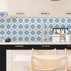 30 Vinilo Baldosas Azulejos Tosca - Adhesivo De Pared - Revestimiento Sticker Mural Decorativo - 100x120cm-30stickers20x20cm