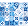 30 Vinilo Baldosas Azulejos Colas - Adhesivo De Pared - Revestimiento Sticker Mural Decorativo - 75x90cm-30stickers15x15cm