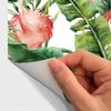 Vinilo Papel Tapiz Tropical Lima - Adhesivo De Pared - Revestimiento Sticker Mural Decorativo - 30x30cm