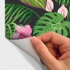 Vinilo Papel Tapiz Tropical Sacaba - Adhesivo De Pared - Revestimiento Sticker Mural Decorativo - 30x30cm