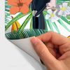 Vinilo Tapiz Tropical Campinas - Adhesivo De Pared - Revestimiento Sticker Mural Decorativo - 50x50cm