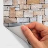 Vinilos Piedras Périgueux - Adhesivo De Pared - Revestimiento Sticker Mural Decorativo - 40x40cm